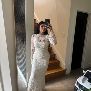 Fashion Nova White Lace Dress